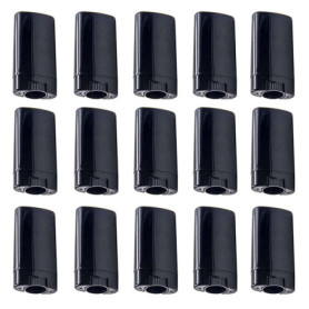 Minsily Lot de 20 tubes ovales vides en plastique de 15 ml pour déodorant, baume à lèvres, 14,2 g, sans BPA, pour baume à lèvres