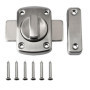 BuxiuGK 1 Pcs Loquet Rotatif de Porte Loquet,Loquet en Alliage de Zinc Sécurité loquet verrous avec 6 Vis pour Salle de Bains Po