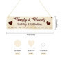 YHSKJCD Calendrier en Bois, En Bois D’anniversaire Rappel Calendrier, Plaque d'anniversaire pour Cadeau de Bricolage, Décoration