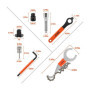 NOUJEN Kit d'outils de réparation de vélo,dissolvant de pédalier de vélo, Outil pour enlever la Cassette de vélo, démontage du p