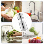 Pivotant Embout Robinet Cuisine,360°Aérateur de Robinet Aérateur Robinet Pivotant Embout de Robinet Réglable à Deux Modes pour R