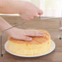 Coupe Gâteau,Cake de Gâteau Patisserie Gâteaux Coupe-Tarte Divider Fil Découpeur Identischen à Niveleur Séparatrice Layer Lissoi