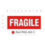 OliveBird 1000 x Fragile Autocollants 90 x 35 mm Rouleau Avec Texte Sur étiquette Fragile