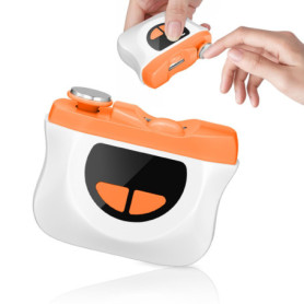 Coupe Ongle Electrique, 2025 Nouveau Coupe-ongles Automatique avec lumière LED avec 3 Vitesses, 3 en 1 Portable Lime a Ongle éle