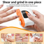 Coupe Ongle Electrique, 2025 Nouveau Coupe-ongles Automatique avec lumière LED avec 3 Vitesses, 3 en 1 Portable Lime a Ongle éle