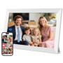 Cadre Photo numérique WLAN HD 1280 * 800 IPS de 10,1 Pouces avec écran Tactile Cadre Photo électronique avec mémoire de 32 Go, R