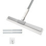 NEXROLA raclette Douche Sol Silicone, Raclette Douche Largeur 35 cm avec Manche INOX Réglable 4 Positions (130 cm), Raclette Vit