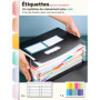ORAGKE Trieur 13 Compartiments A4, Trieur Document à Soufflets A4, Range Document Bureau, Rangement Papier Administratif, Classe
