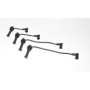 Merautop SJ Lot de 4 câbles d'allumage, bobine d'allumage, câbles d'allumage de rechange, pour Mondeo Fiesta Mk4 Focus Mk1 V50 A