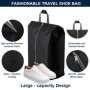 Set De 2 Sac Chaussures - Housses Chaussures Imperméables pour Sac Chaussures Voyage, Grand Sac Chaussures pour Bagages, Vacance