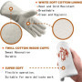 MYSAFETY Gant Cuir Barbecue Homme Femme, Anti Chaleur Coupure, Gants de Travail Pour Soudure,Cheminée,Four,BBQ,Jardinage,Jardin,