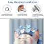 FeinKulturia Rideau de douche chat - 180 x 200 cm - Épais - Lavable - Anti-moisissure - Imperméable - Motif amusant - Rideau de 