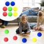 Lot de 8 balles en mousse, balles de plage, balles de jonglage, petites boules souples pour enfants, 6 cm de diamètre, balles en