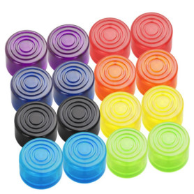 Casquette de Pied d'Effet Guitare, 16Pcs Effet de Guitare Footswitch Topper Pied Capuchon en Plastique Protection pour Effet de 