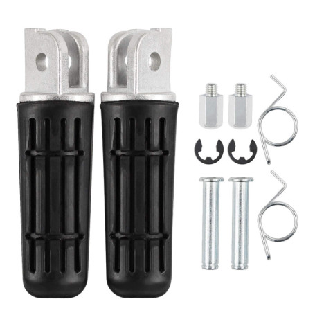 AHL Repose-pieds de pédale de repose-pieds avant de moto pour Yamaha BT1100 Bulldog 2002-2006/Fazer 700 1986-1987/FJ1200 1986-19