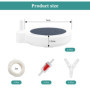 Pierre à air d'aquarium Nano Bulleur Aquarium Silencieux Diffuseur d'air pour Aquariophilie pour Aquarium et étang (50 mm)