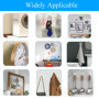 12 Pièce Adhesif Accroche Tableau Sans Percer,Attache Cadre Adhésif Crochets,Fixation Murale Sans Percer,pour Accroche Cadres Ph