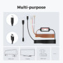 Mini USB & Type C Hardwire Kit avec Câble ACC, 3.5m/11.5 pieds 12V/30V à 5V/2A, 8 Tap Câble Porte Fusible avec Protection Basse 