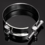 Lot de 2 colliers de serrage à boulon articulé en acier inoxydable 48-51 mm - Collier de serrage robuste pour tuyau d'échappemen