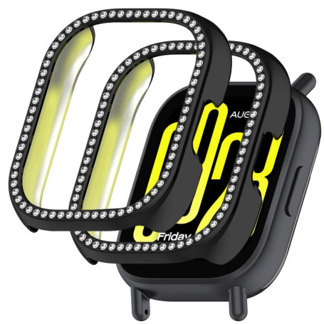 Acadey[2pcs] Glitter Diamond xiaomi redmi Watch 5 Active, Hard PC Bumper Cover, Glitter Cover smartwatch Accessoires pour Les Fi