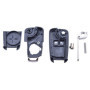 ANGOFIZ Coque Clé 2 Boutons Pliable Compatible avec Opel Vauxhall Astra Zafira Mokka Corsa Orlando Insignia Meriva Vectra Chevro