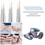 6 pièces Pinceaux en Détail à Ongles, Pinceaux Peinture Professionnels Pinceaux en Détail à Ongles Trousse pour DIY Nail Art Des