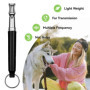Omnikryp 2 Pièces Sifflet à Ultrasons pour Chien, Sifflet Chien Rappel Professionnel, Rappel avec Lanière, Aides à la Formation 
