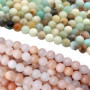 270 Pièces De Perles En Pierre, Perles Pour Bracelets Et Colliers, Perles En Vrac Pour L'Artisanat, Perles De Pierres Précieuses