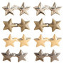 8 Paires De Petits Boutons De Taille Étoiles, Clips De Serrage Taille, Tendeur De Taille Jeans, Boutons Étoiles, Boutons Pour Je