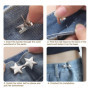 8 Paires De Petits Boutons De Taille Étoiles, Clips De Serrage Taille, Tendeur De Taille Jeans, Boutons Étoiles, Boutons Pour Je