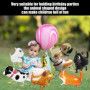 7 Pièces De Ballons D'Animaux, Ballons En Film D'Aluminium D'Animaux Simulés, Ballons De Promenade Pour Chat Et Chien, Décoratio