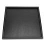 TOPINCN Plateau Bois Massif Forme Rectangle Thé Café Boissons Assiette Plat Snack Nourriture Repas Petit-déjeuner Restaurant Pla
