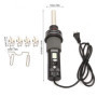 Décapeur Thermique, Pistolet à Air Chaud Électronique 220V 450W Réglable Portatif avec 4 Buses et 1 Support LCD Écran pour Brico