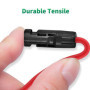 Frogetu 1 Paires Câble Solaire 6 mm² y Distributeur,Câble PV Parallèle Mâle MMF et FFM,Connecteur Photovoltaïque,Imperméable Con
