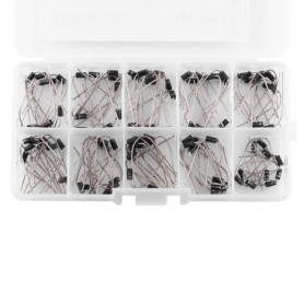 Kit assortiment de diodes 10 value 100 pièces, kit électronique professionnel 100 pièces 10 values ???Rectifier Diode Assortimen