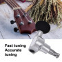 2L2R Ukulele Tuning Pegs Alliage de Zinc Précisément Ukulele Verrouillage Tuners Mécaniques pour Ukulele String Tuning