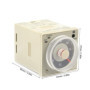 KSTE Relais Temporisé, H3CR-A8, Bouton de commande, 1.2S-300H, 8-Pin, 100-240V, 100-125VDC