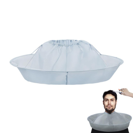 Cape de coupe professionnelle,1 Pièce,Cape De Coiffure,Étanche Accessoire de Coiffure,Attache Auto-adhésive Coupe de Cheveux Cap