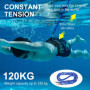 2,5-7,5 mètres de Ceinture de résistance réglable, Ceinture de Natation pour Enfants en Piscine, Aide à la Natation pour Toute P