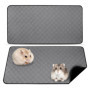 Tapis pour Cage De Cochon d'Inde,Lot De 2 120 * 60cm Tapis Educateur pour Cochon d'Inde,Tapis De Cage pour Cochon,Tapis pour Lap