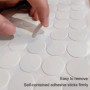 108 Pièces Cache Vis, Blanc, Adhesif,Vis Trou Autocollants, Meuble,pour Armoires,Tiroir,Table,Diamètre 21mm