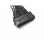 Câble d'alimentation triple alimentation 3 24 broches ATX câble adaptateur carte mère cordon (30 cm) pour machine BTC Miner