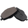 Cyleto Plaquettes de frein avant pour Yamaha 125 DT125 1986 1987 DT125 2005 2006 2007 YBR125 2005 2006