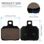 Cyleto Plaquettes de Frein Arrière pour YAMAH-A YP 125 Majesty 2001-2009 YP125 R Xmax 2006-2015 VP 125 X-City 2008-2015 YP180 Ma