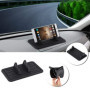 Support Telephone Voiture,Fydun Support Smartphone Voiture Anti-Dérapant de Silicone Collant Fixation Phone Holder Car pour 12 P