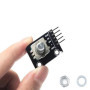 GERUI Lot de 6 modules d'encodeur rotatif KY-040 compatibles avec module d'encodeur rotatif Arduino à 360 degrés, potentiomètre 