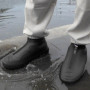 1 paire de couvre-chaussures imperméables et résistants à la pluie - En silicone - Réutilisables - Antidérapants - Unisexe