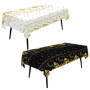 Lot de 2 Nappes sur le Thème de la Lune pour Ramadan, Décoration Umrah Mubarak, Aïd, Église, Cancéreuse - Table de Décoration