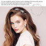 1 guirlande en cristal - Tiare - Décoration de baptême - Accessoire de cheveux de communion pour filles - Accessoire de cheveux 