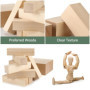 Zikenis 13 Pièces Tilleul Sculpture, 3 Tailles Blocs de Sculpture en Bois de Tilleul, pour Sculptures DIY et Tournage, Enfants A